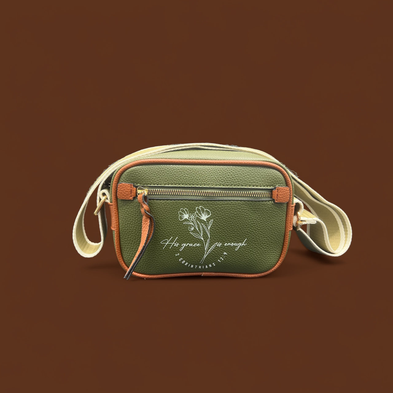 Elegant Women’s Crossbody Bag “His Grace is Enough”