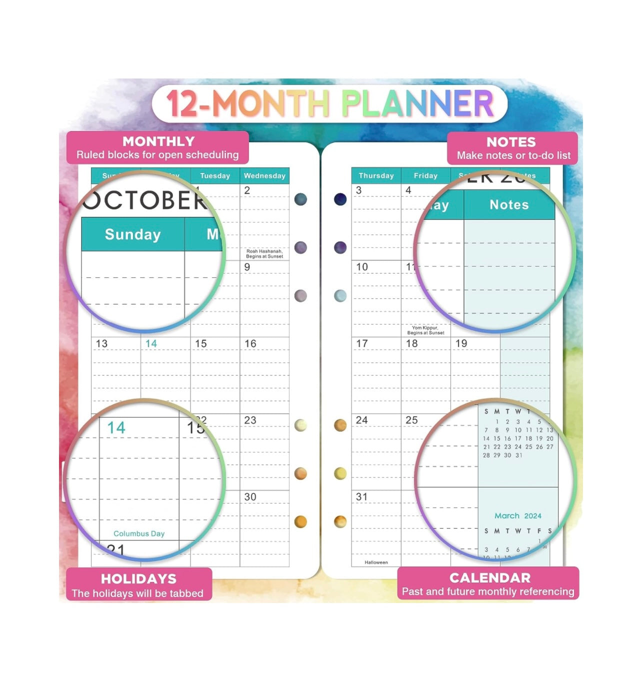 Weekly and monthly planners-Commit you Plans to the Lord and they will succeed.