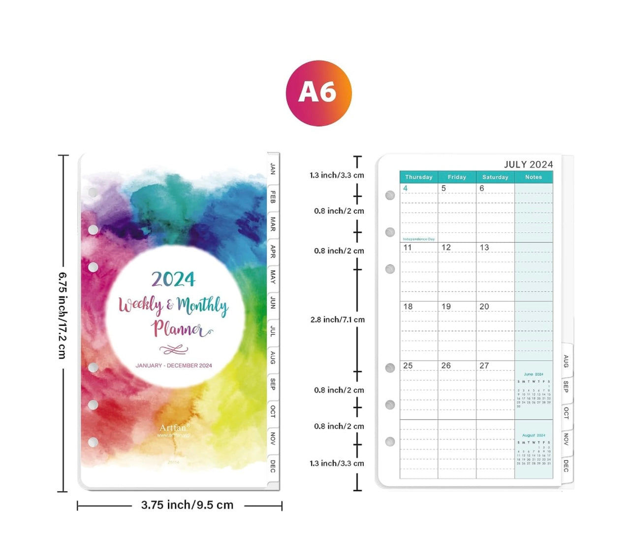 2024 Your Grace is sufficient-Weekly and Monthly Planner