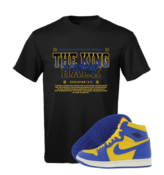 "The King is Coming Back" Golden State Inspired - T-shirt or Crop Tee (Copy)