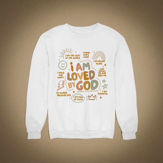 I am Loved by God-Youth Sweatshirt