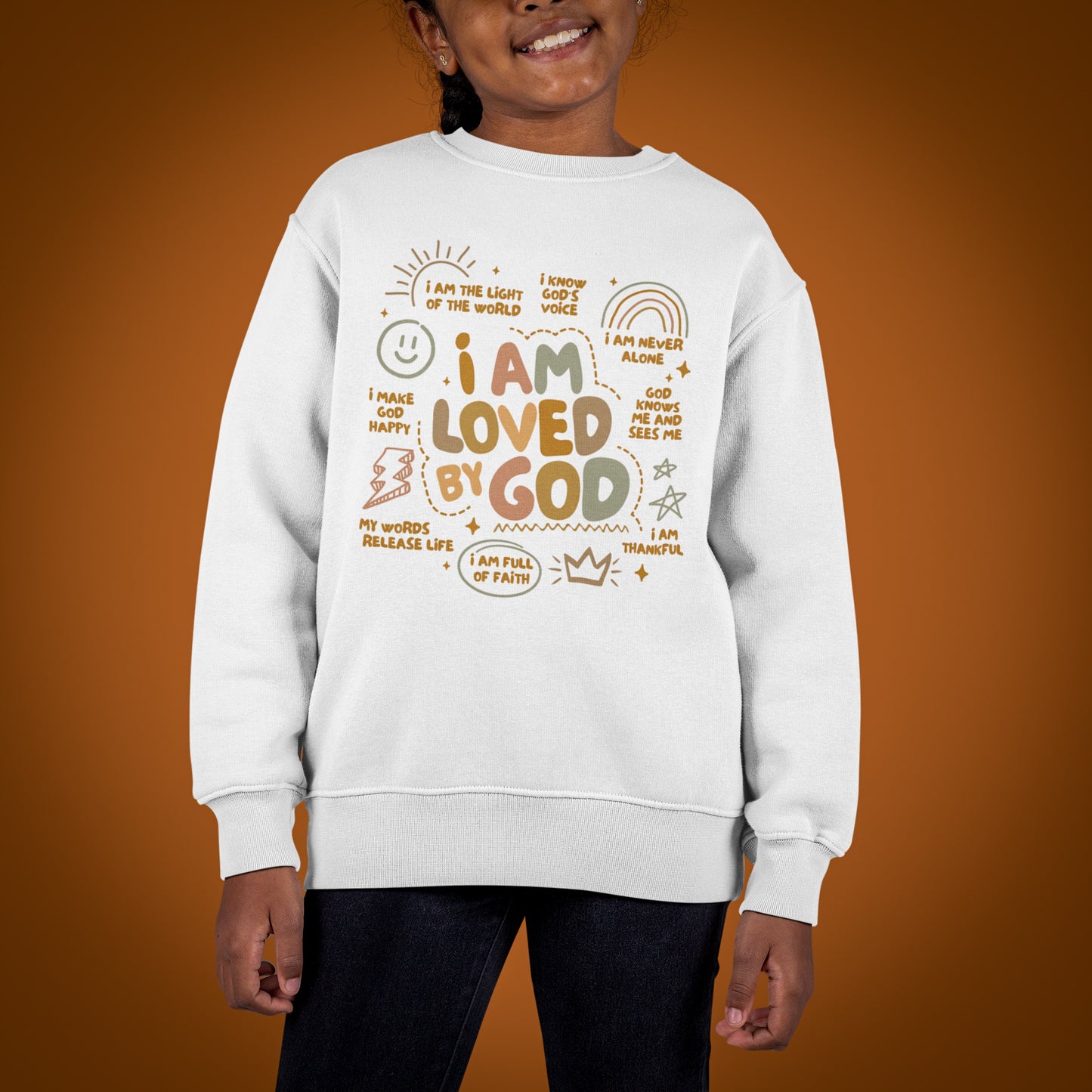 I am Loved by God-Youth Sweatshirt