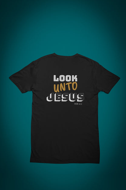 Look Unto Jesus (Beige Design)