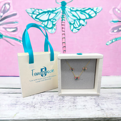 Dragonfly Earrings and necklace set