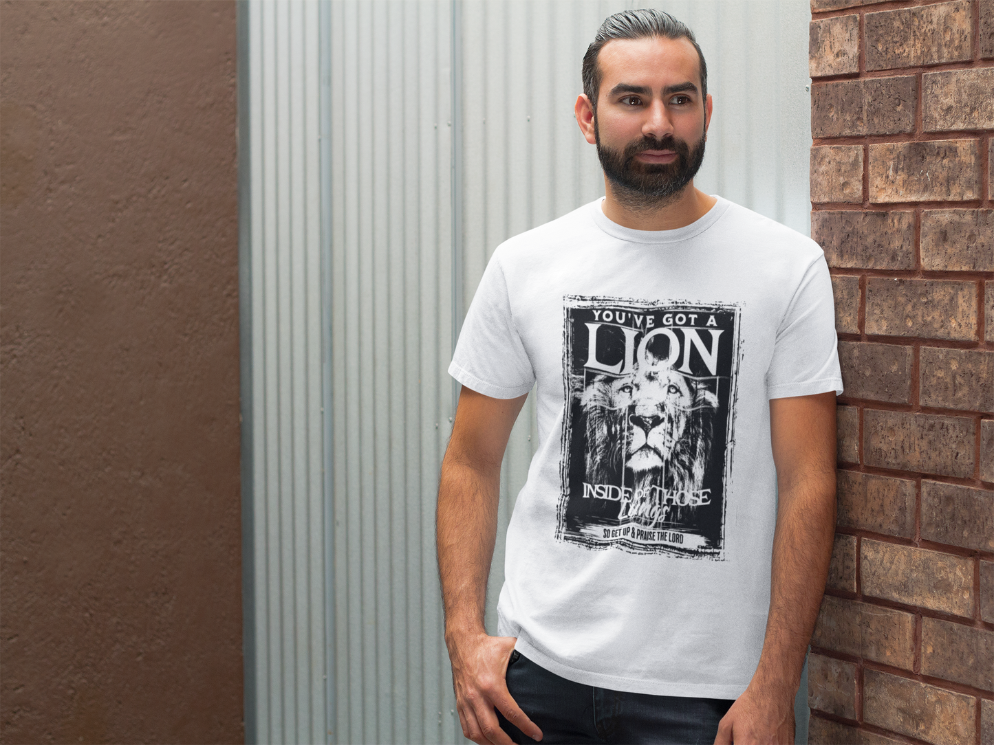 You've got a Lion inside (White & Black)