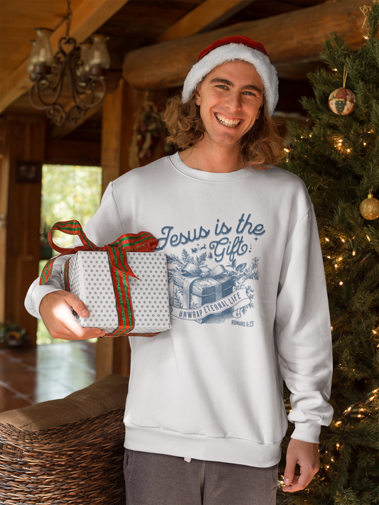 Christmas Sweatshirt Jesus is the Gift