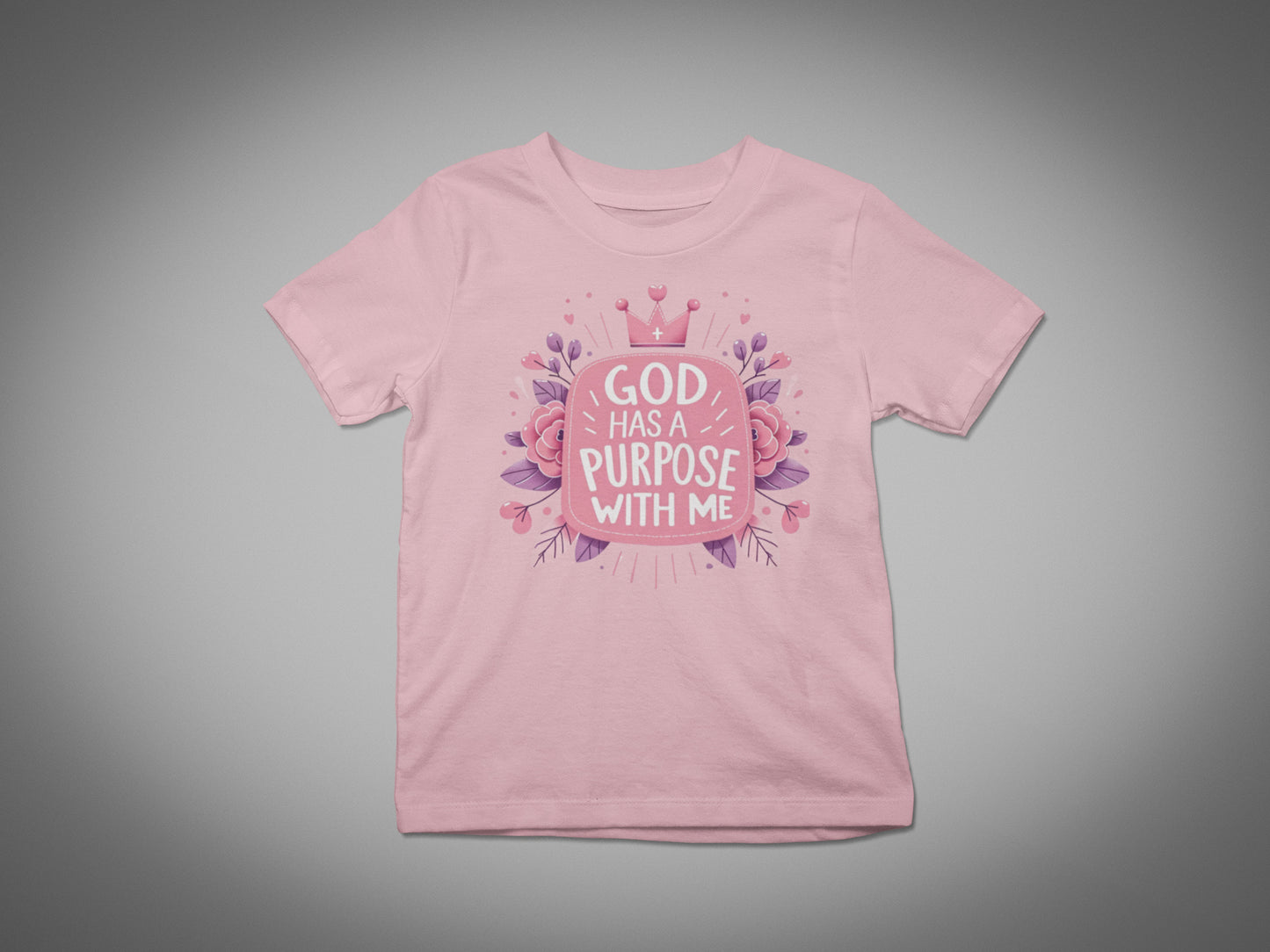 God has a purpose with me Girls' T-shirt Youth Sizes