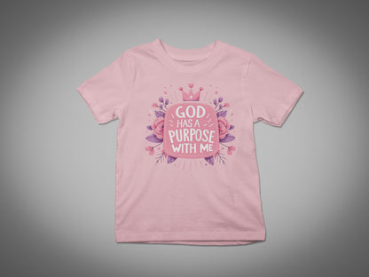 God has a purpose with me Girls' T-shirt Youth Sizes