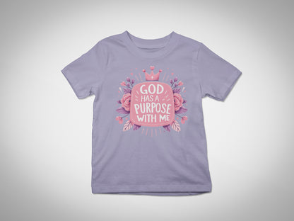 God has a purpose with me Girls' T-shirt Youth Sizes