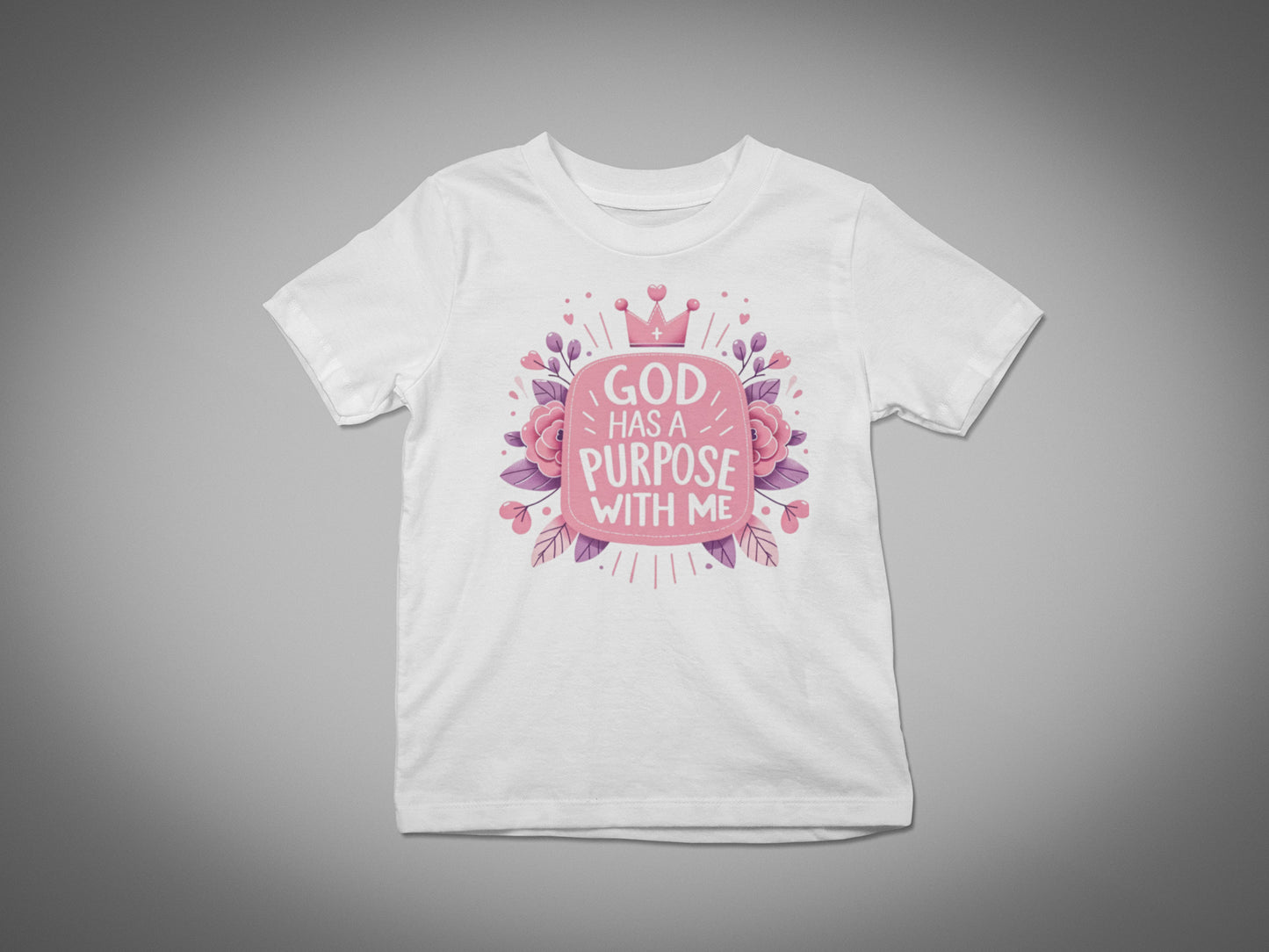 God has a purpose with me Girls' T-shirt Youth Sizes