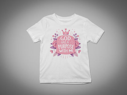 God has a purpose with me Girls' T-shirt Youth Sizes