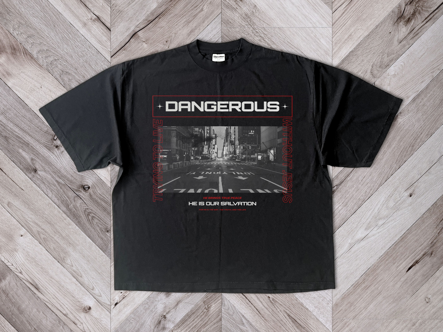 Dangerous - Oversized Drop Shoulder Heavy Weight Tee