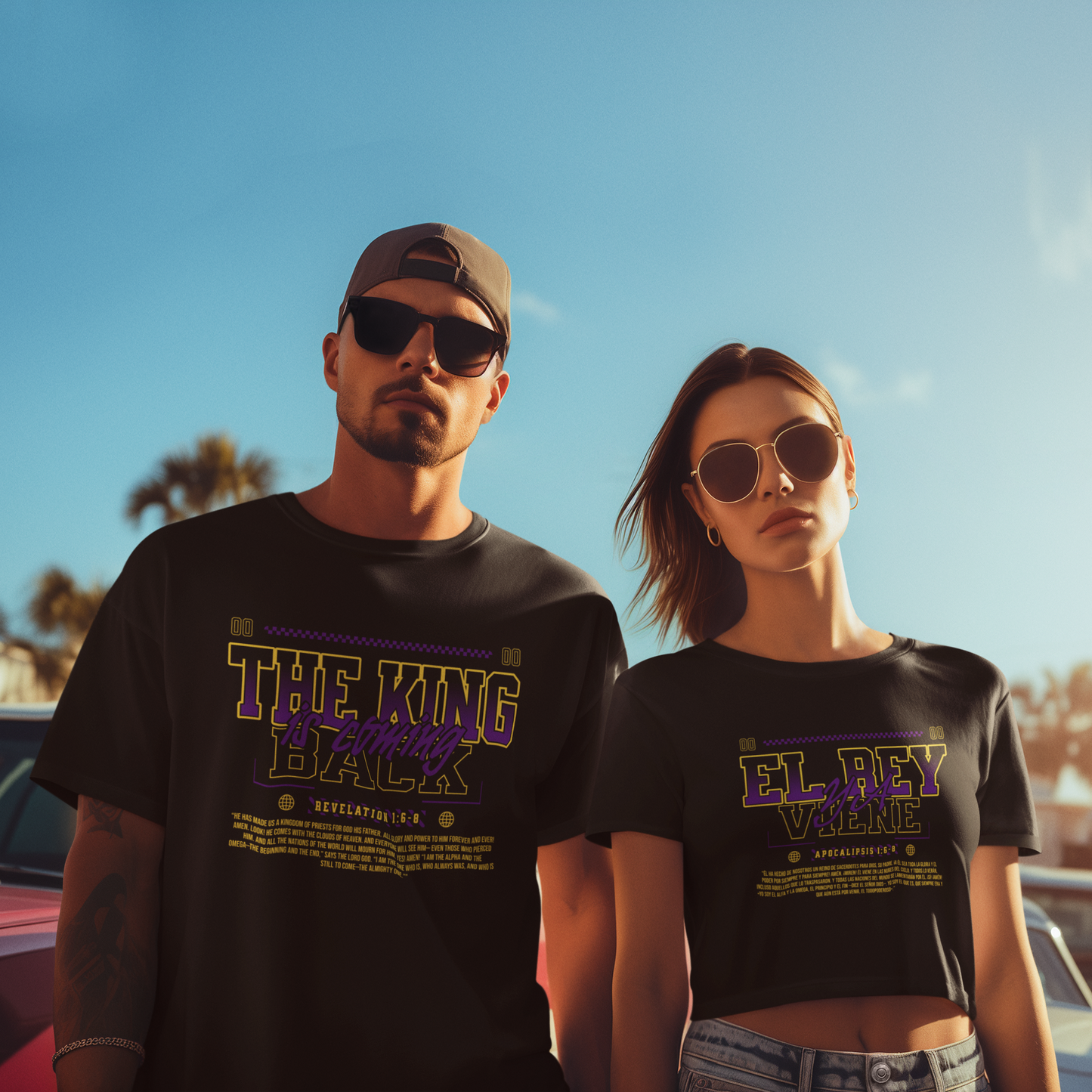 "The King is Coming Back" Lakers Inspired - T-shirt or Crop Tee