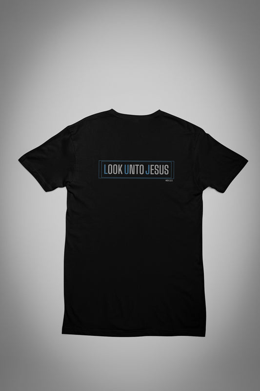 Look Unto Jesus (Blue Design)