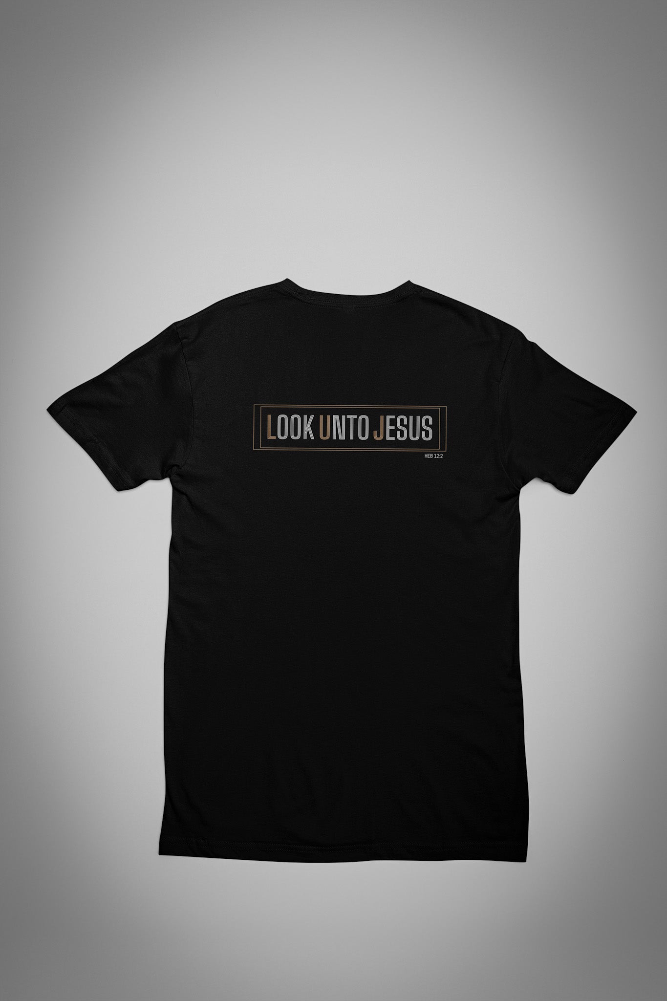 Look Unto Jesus T-Shirt (Beige Design)