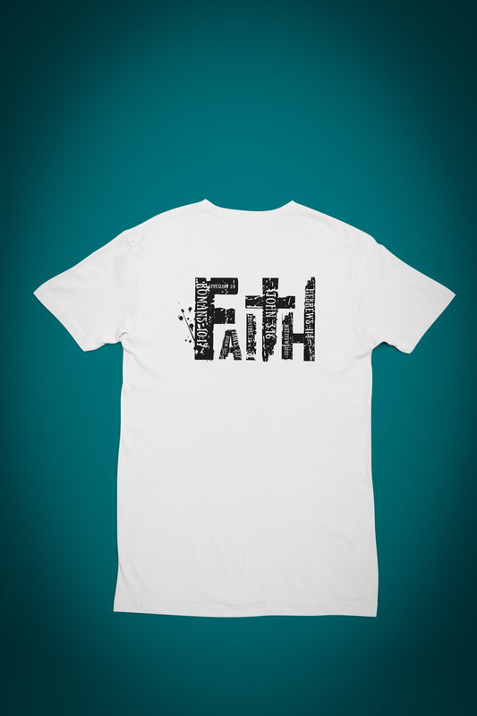 Faith T-Shirt (White & Black)