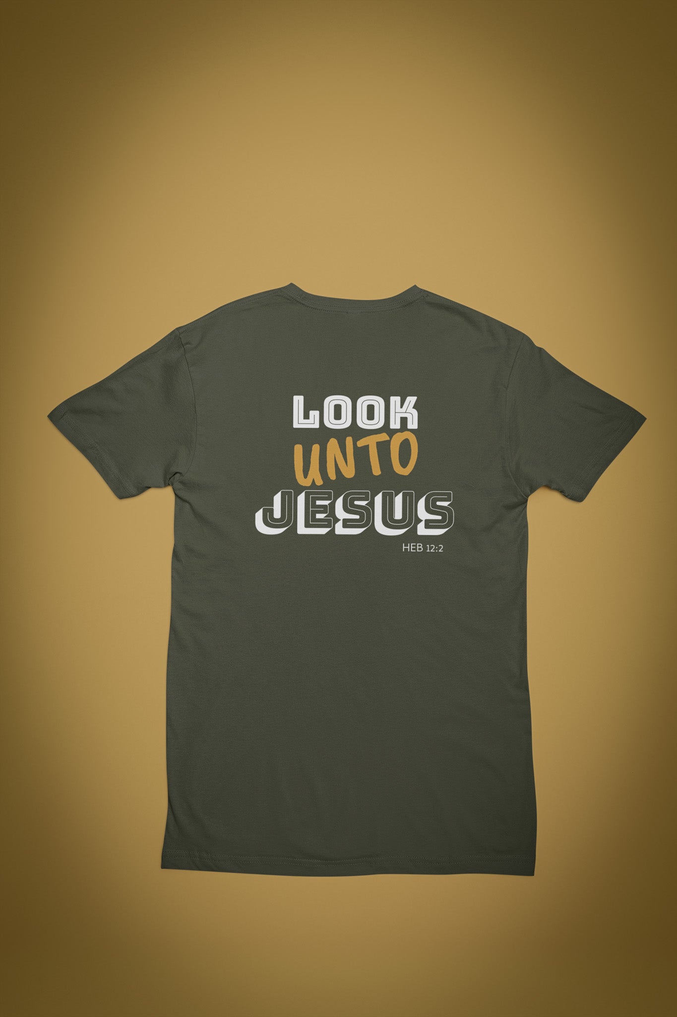 Look Unto Jesus (Beige Design)