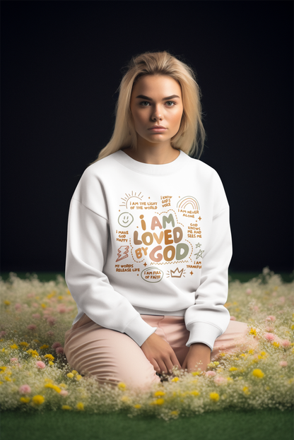 "I am Loved By God" Adult Sweatshirt