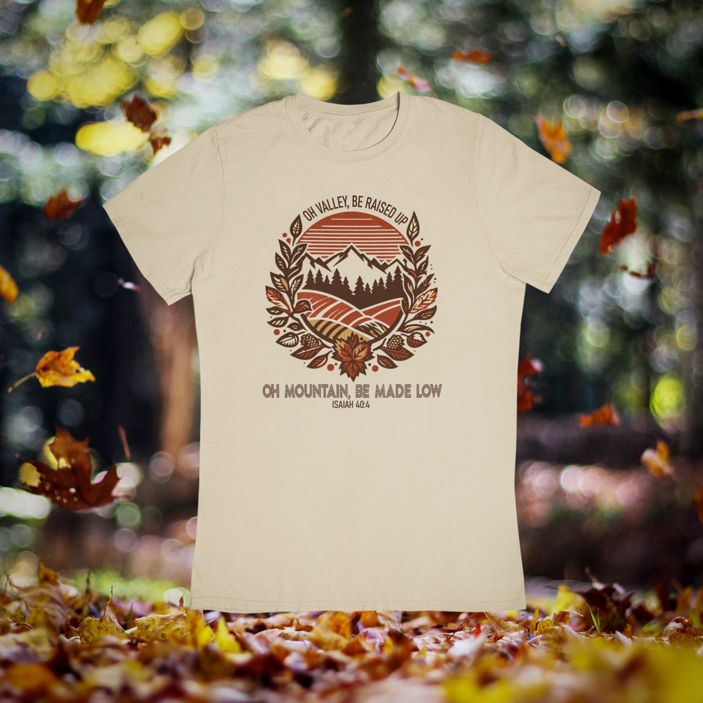 Camiseta o sudadera de Otoño inspirada en Isaías 40:4