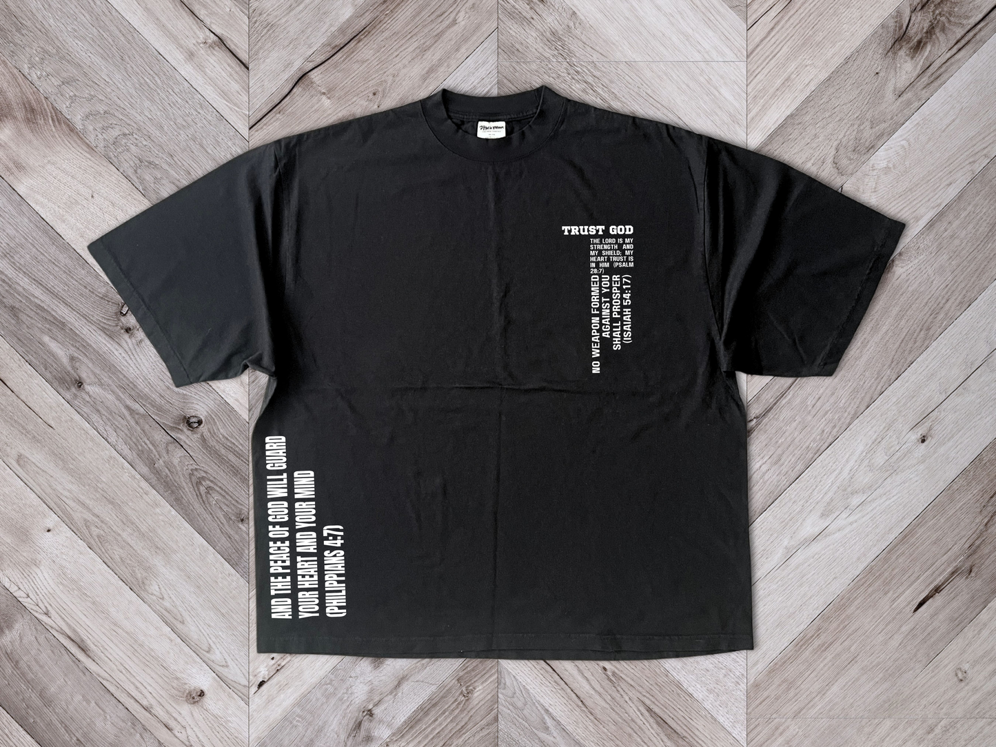 Trust God Oversized Drop Shoulder Heavy Weight Tee